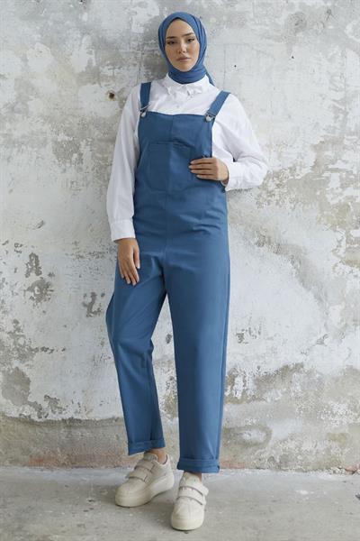 Renia Bol Paça İndigo Salopet