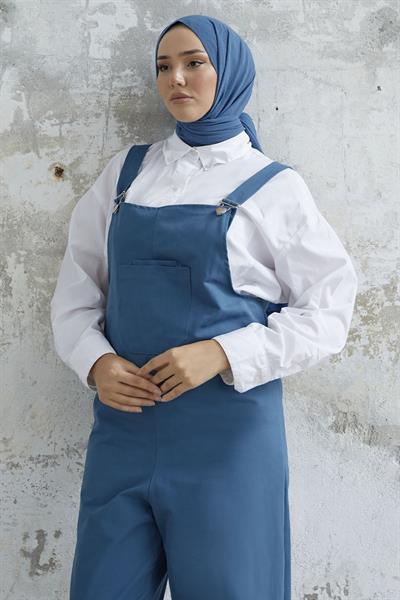 Renia Bol Paça İndigo Salopet