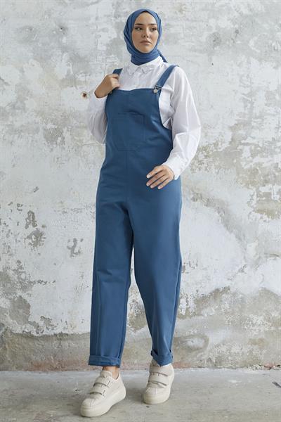 Renia Bol Paça İndigo Salopet