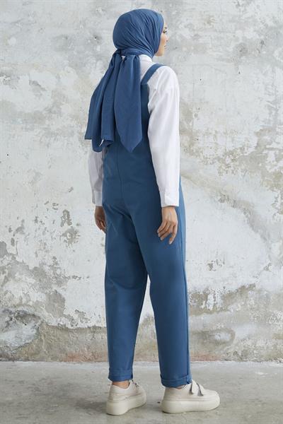 Renia Bol Paça İndigo Salopet