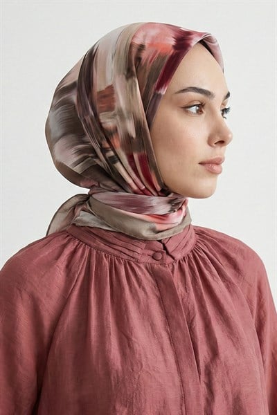 Renkli Geçişli Vizon Soft Pamuk Eşarp