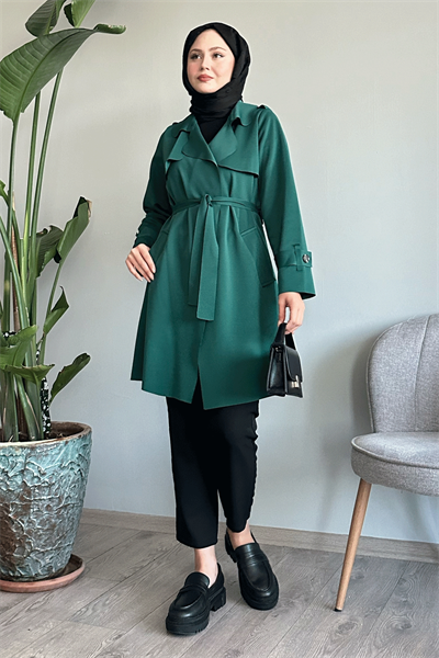 Rüzgarlı Yeşil Scuba Kap