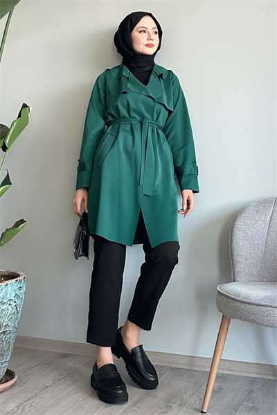 Rüzgarlı Yeşil Scuba Kap