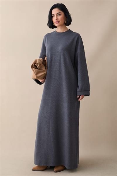 Salaş Antrasit Selanik Elbise