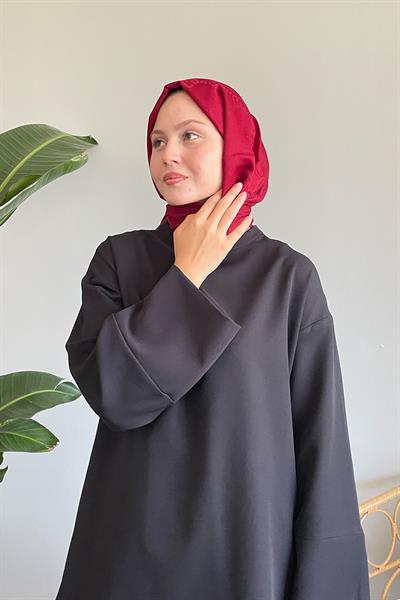 Salaş Kol Etekli Siyah Takım