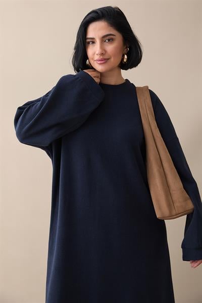 Salaş Lacivert Selanik Elbise