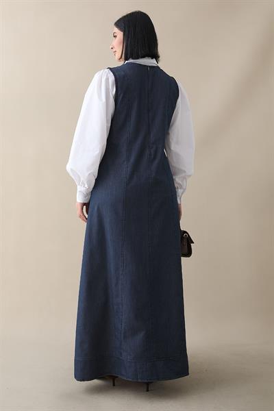 Salaş Mavi Kot Jile Elbise