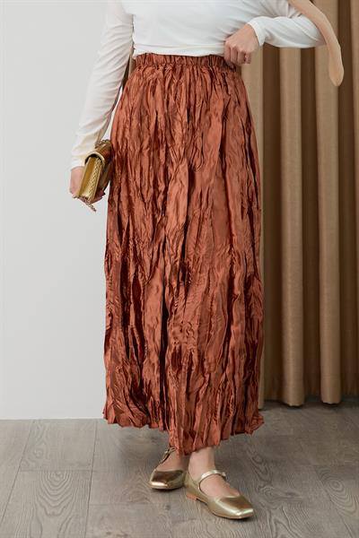 Saten Kraş Taba Etek