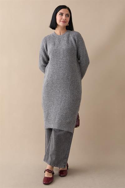 Simli Fitilli Antrasit Tunik