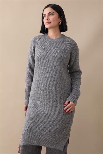 Simli Fitilli Antrasit Tunik