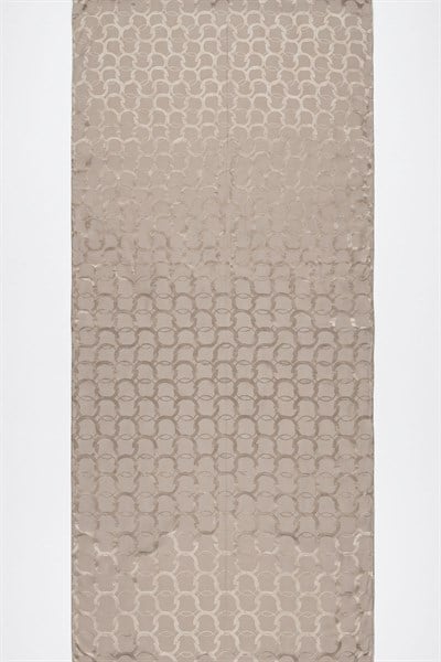 Soft Oval Desenli Taş Jakar Şal
