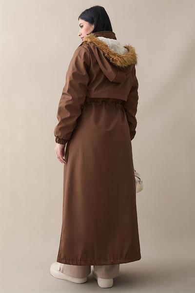 Ters Cep Kapaklı 2204 Uzun Kaban - Taba