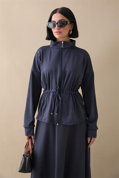 Tünel Kemerli Etekli Lacivert Scuba Takım