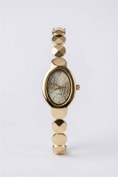 Vintage Oval Gold Kadın Kol Saati