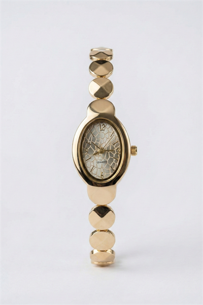 Vintage Oval Gold Kadın Kol Saati