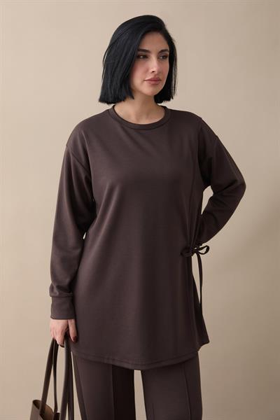 Yırtmaçlı Bağlamalı Acı Kahve Oyşo Takım