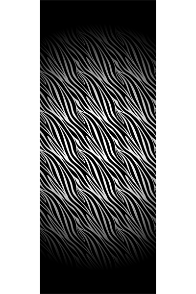 Zebra Desenli Gri Soft Pamuk Şal