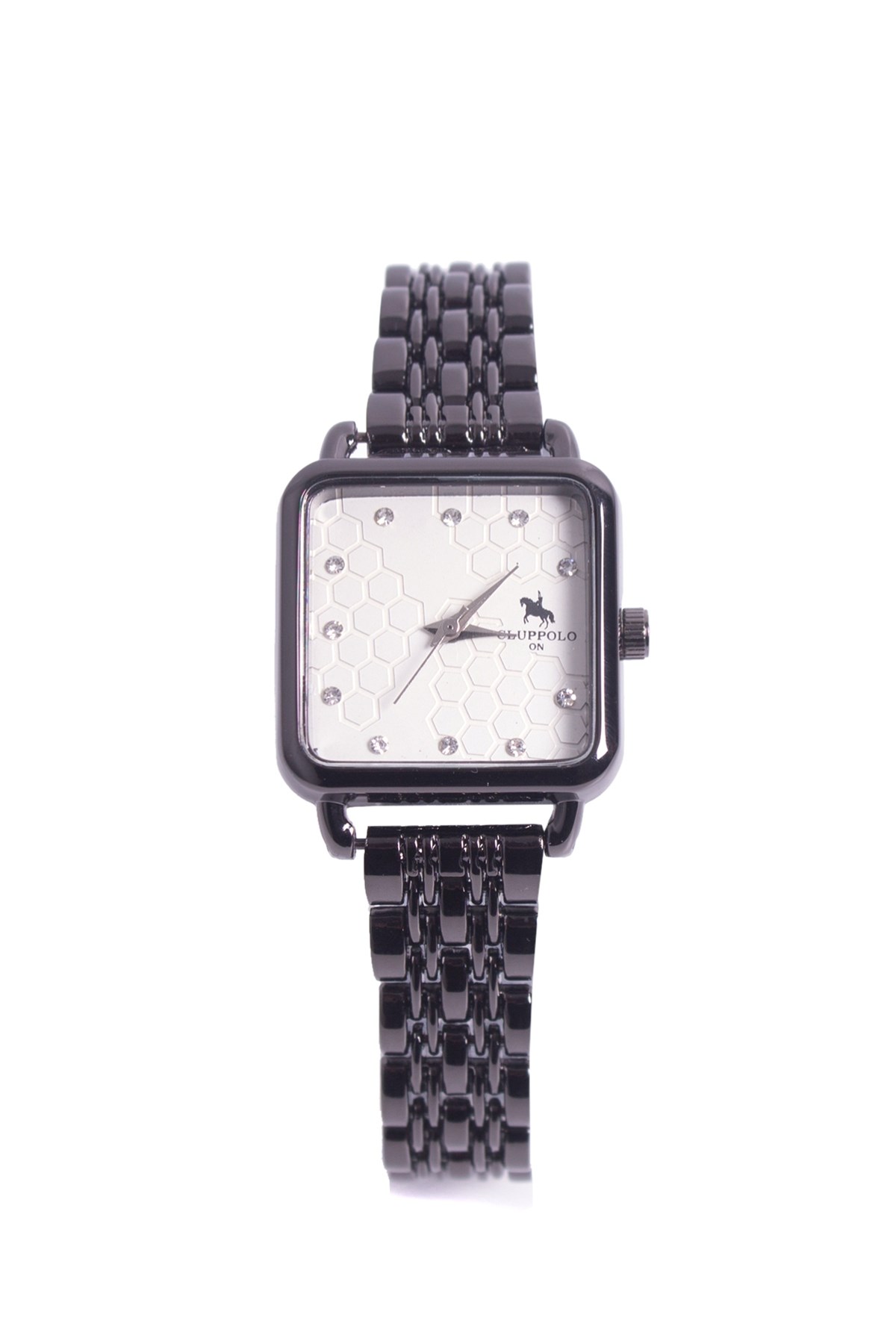 ساعة يد 2307 مربعة الشكل - سوداء