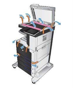 Hp m 725 tarayıcı kablosu ( hp m725 scanner kablosu ) flex kablo