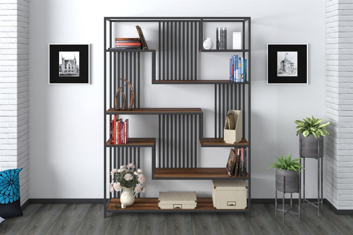 Çizgi Metal Kitaplık