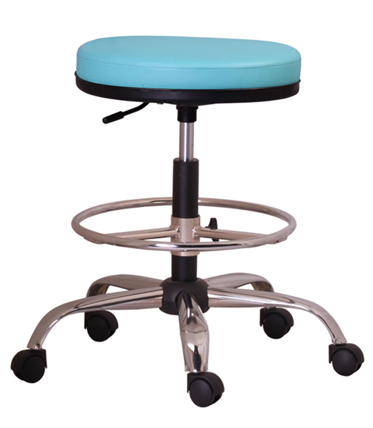 Tabure Krom Uzun Amortisör Çemberli