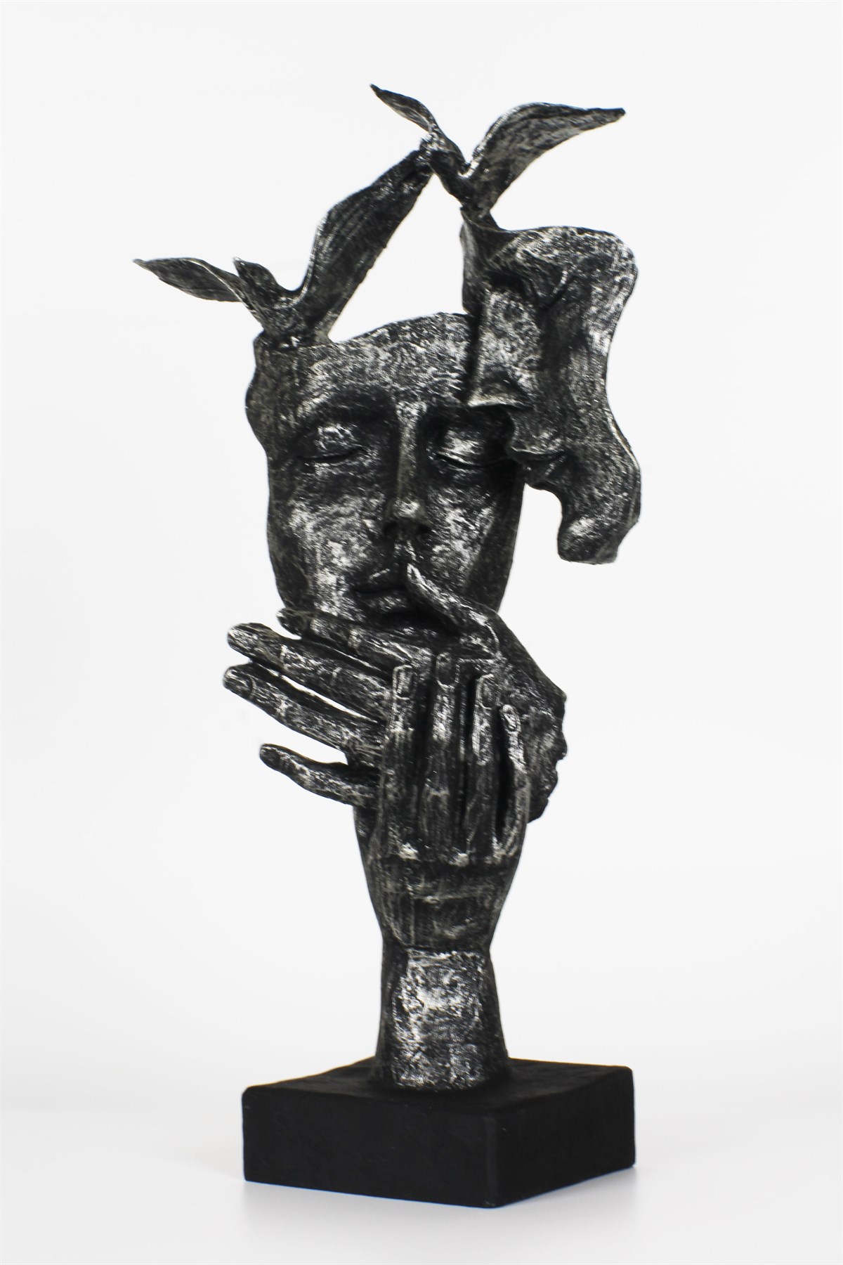 Özgürlük Temalı Çiftli Gümüş Heykel