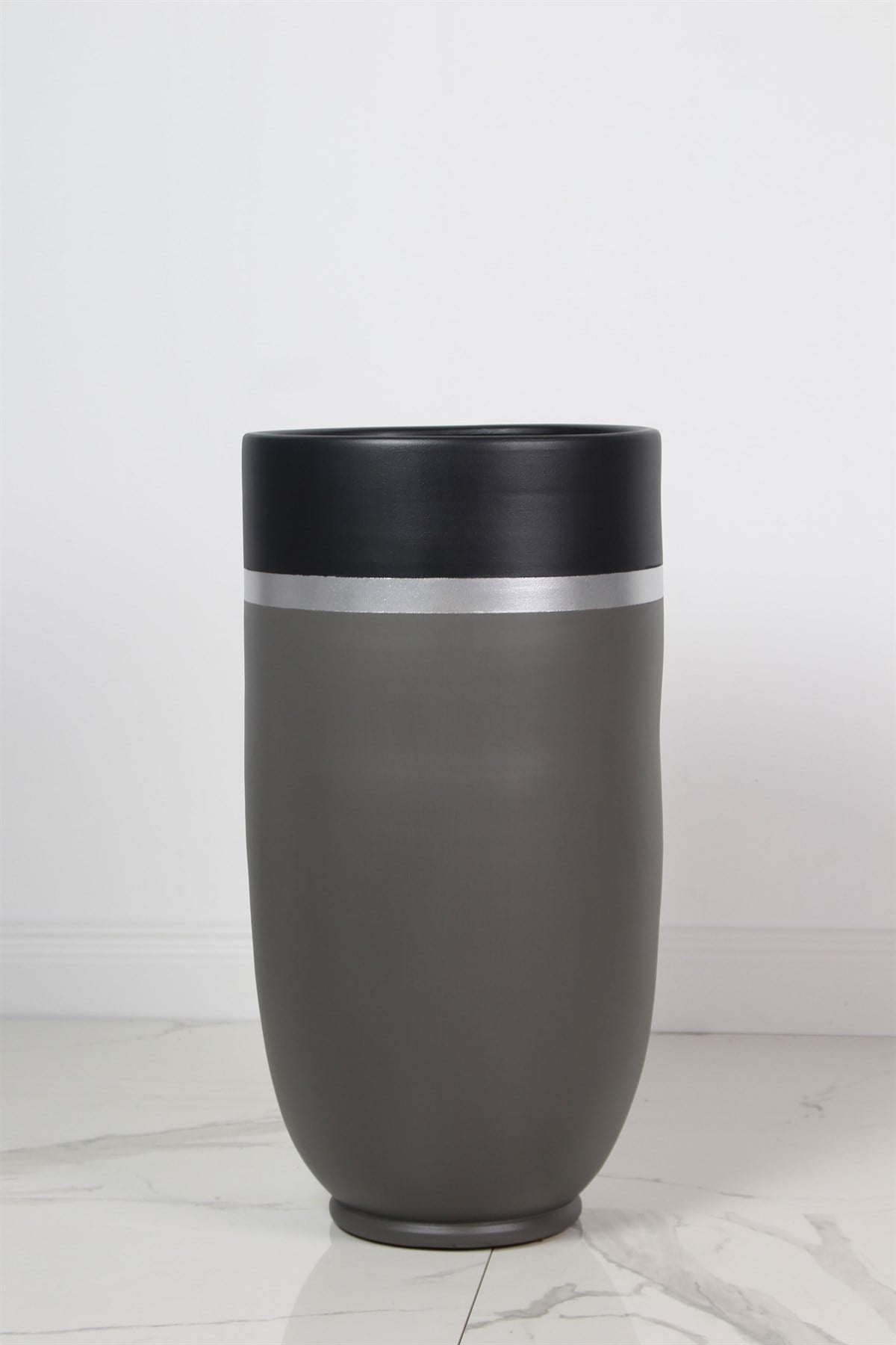 Terra Antrasit Siyah 32cmx60cm Saksı