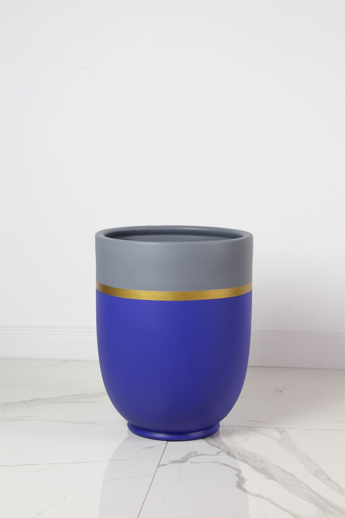 Terra Mavi Gri 23cmx37cm Saksı