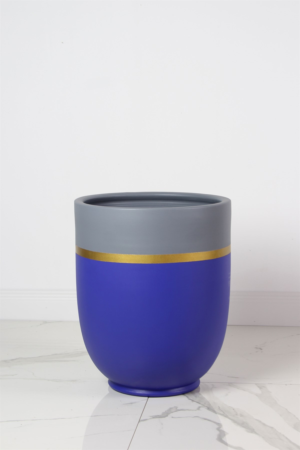 Terra Mavi Gri 35cmx44cm Saksı