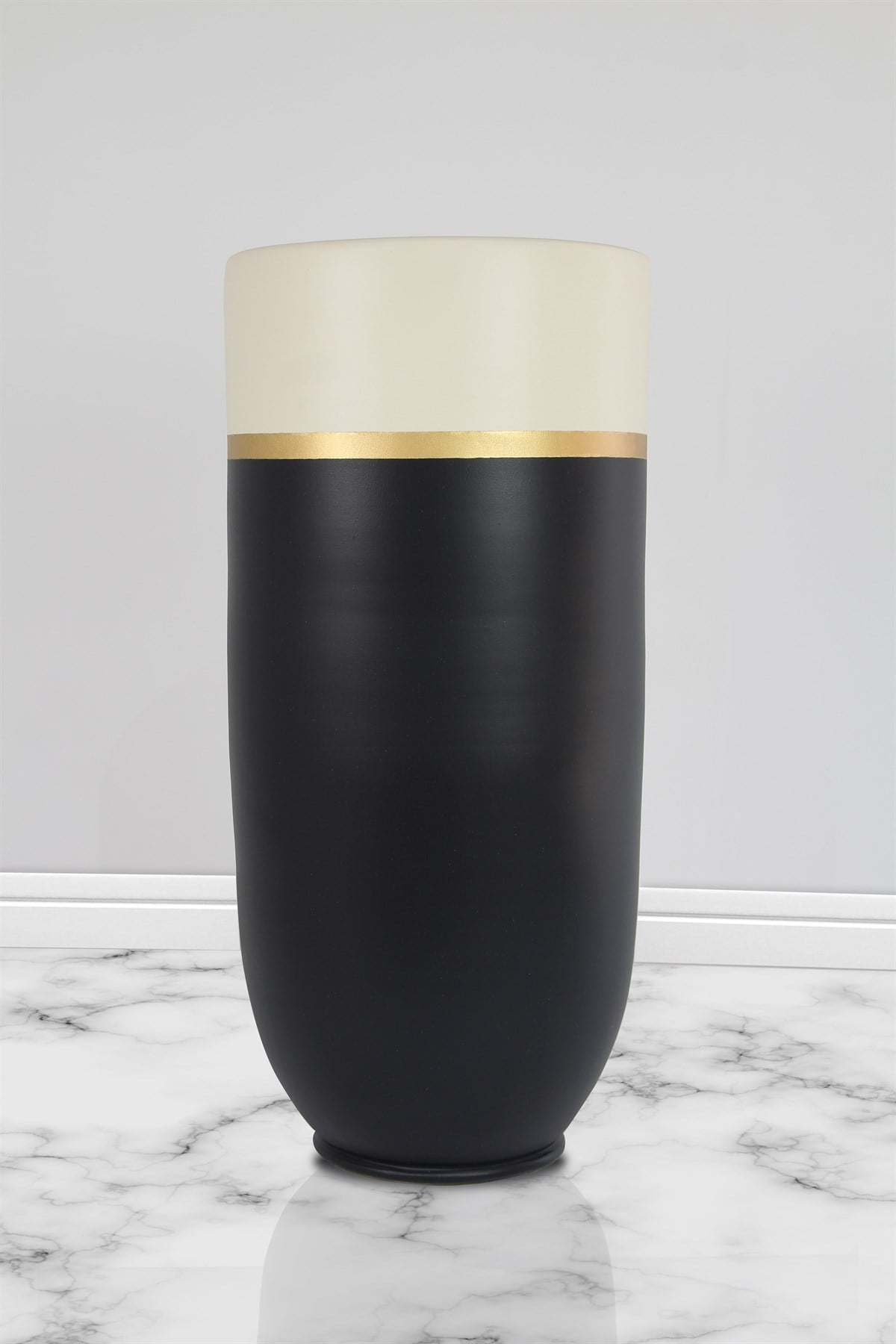 Terra Siyah 32cmx70cm Saksı