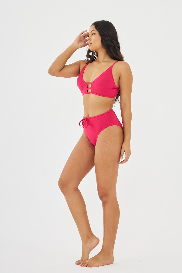 Starinci MayoStarinci Yüksek Bel Bağlamalı Üçgen Bikini 
