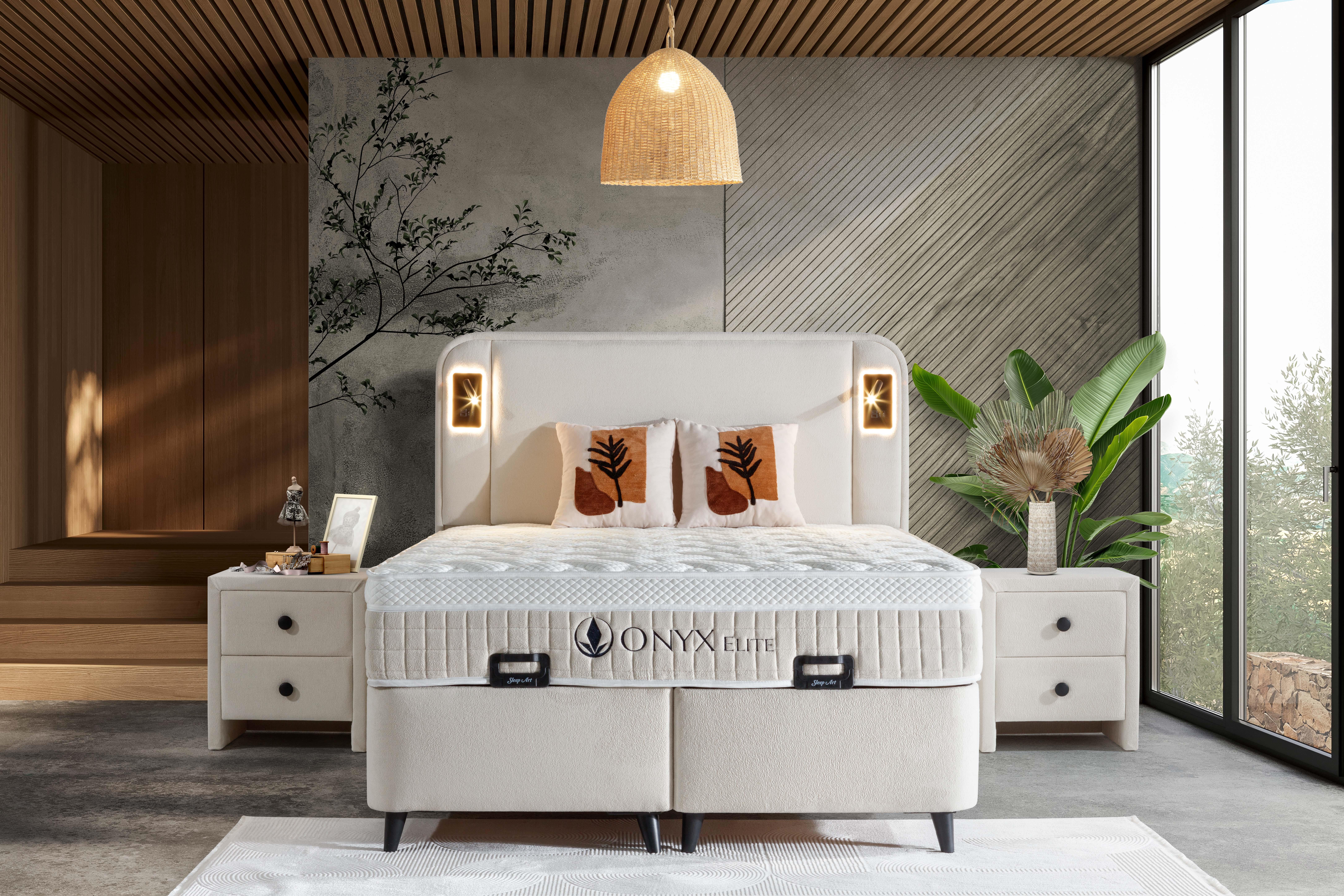 Onyx Elite Set | Yatak, Baza ve Başlık Takımı