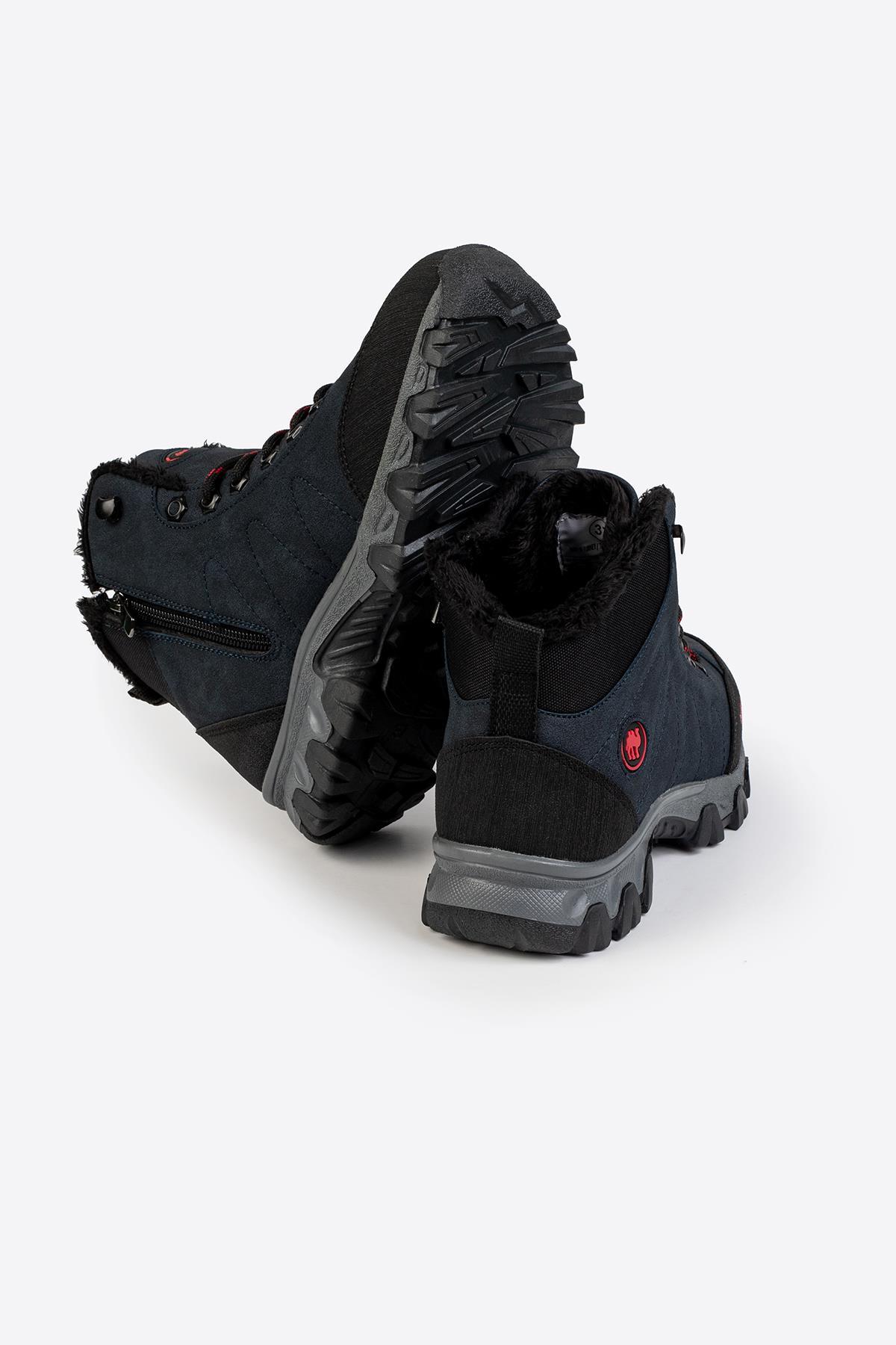 Letoon NKT07-1 Kadın Outdoor Lacivert Kışlık Bot 