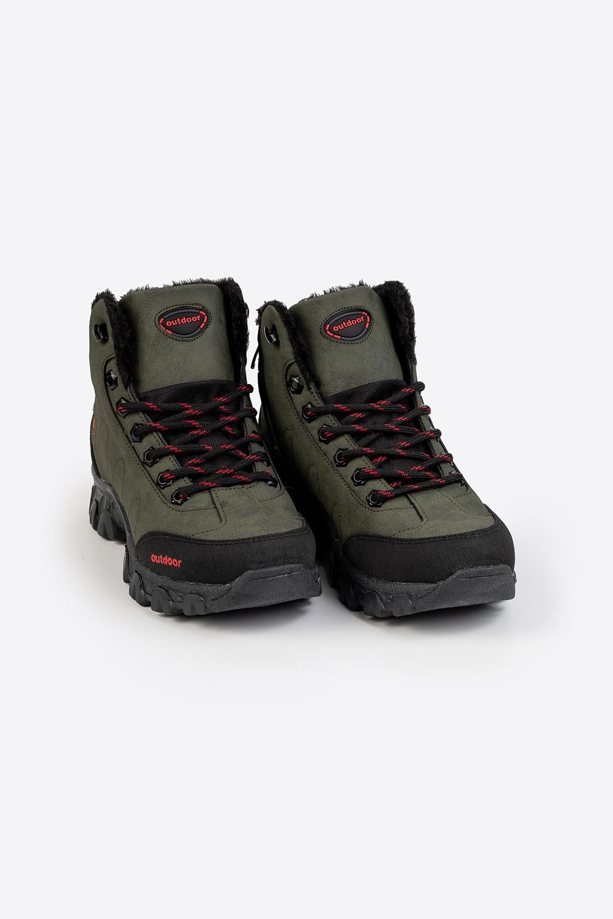 Letoon NKT07-1 Kadın Outdoor Haki Kışlık Bot 
