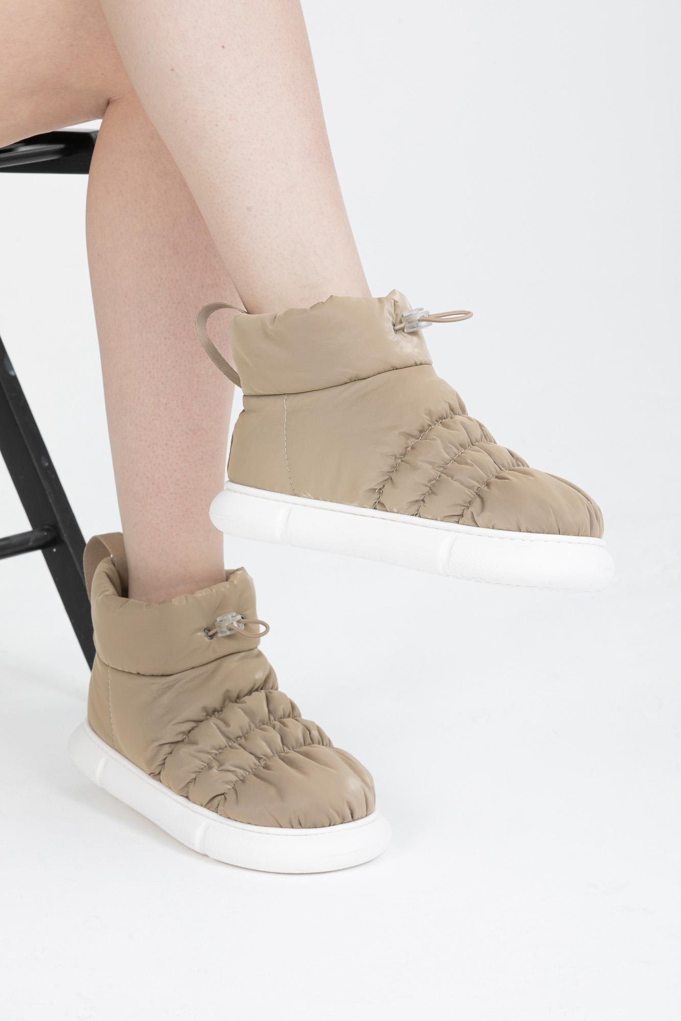 Letoon Ofis Comfort Kadın Bej Ev İş Botu