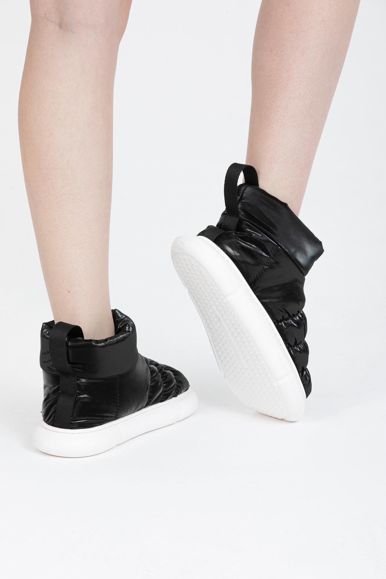 Letoon Ofis Comfort Kadın Siyah Beyaz Ev İş Botu