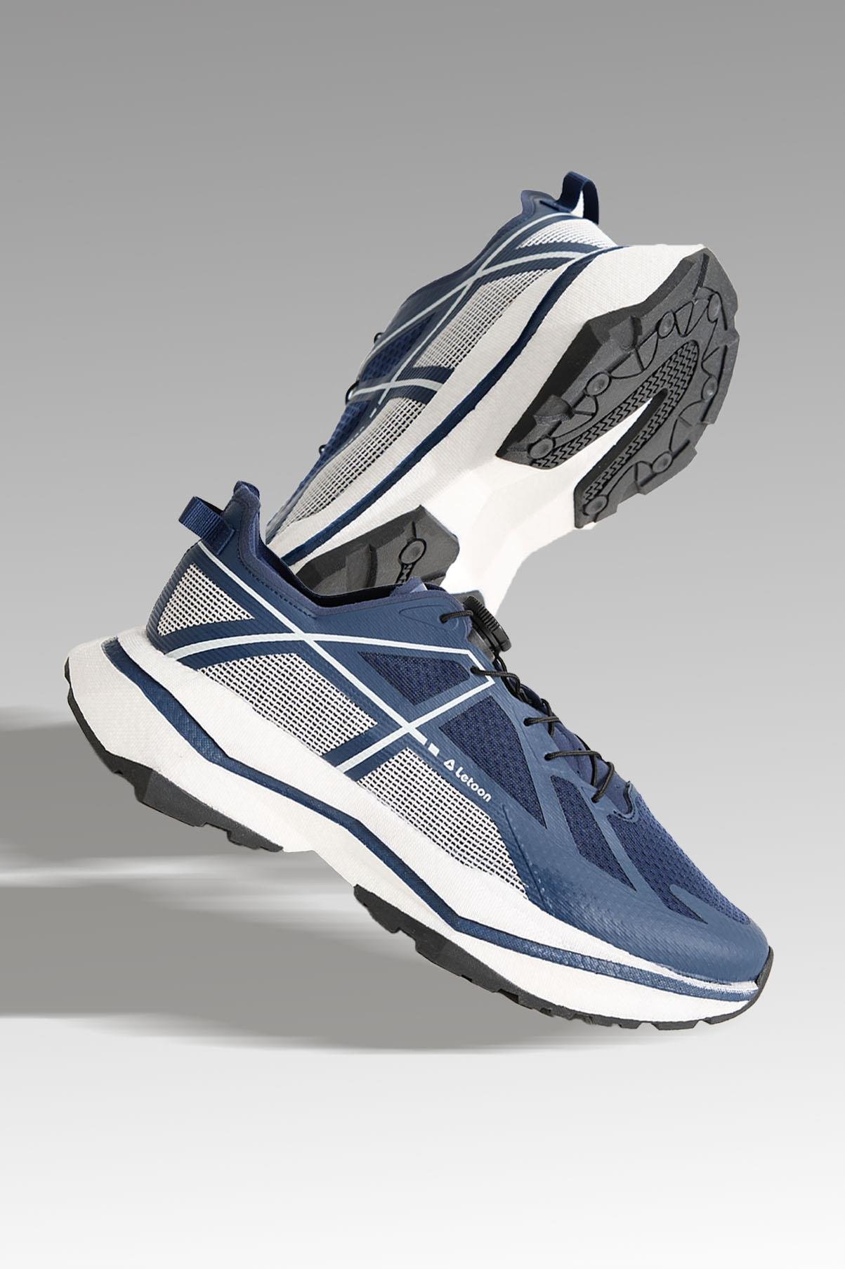 Hafif, Ortopedik Tabanlı, TPU Saya, Nefes Alabilir Lacivert  Günlük Ayakkabı 