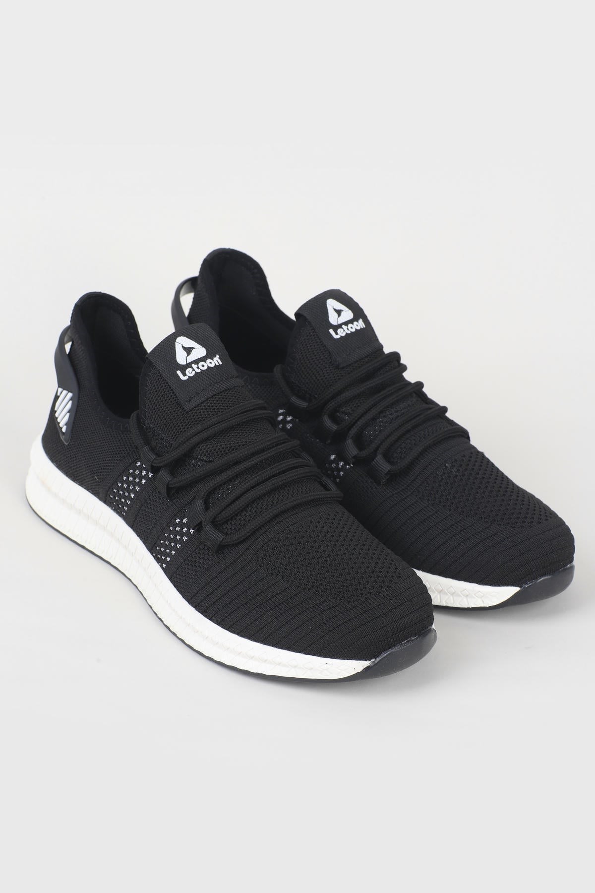 Letoon 2103 Unisex Siyah Beyaz Spor Ayakkabı