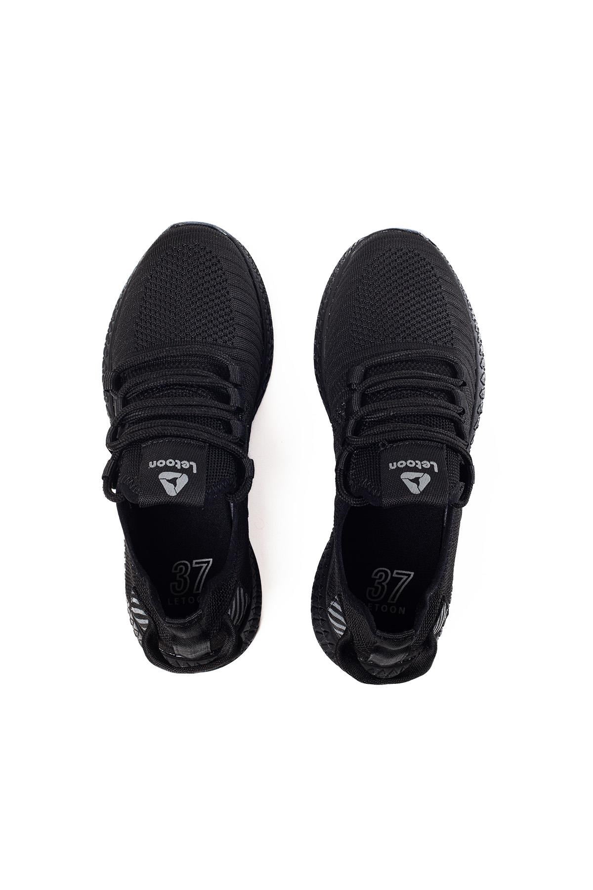Letoon 2103 Unisex Siyah Füme Spor Ayakkabı