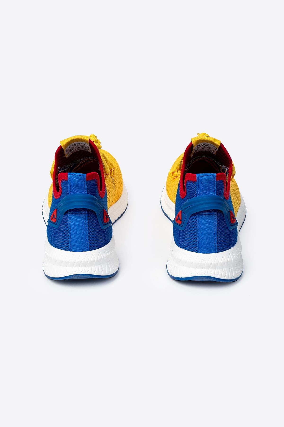 Letoon 2103 Unisex Mavi Sarı Spor Ayakkabı