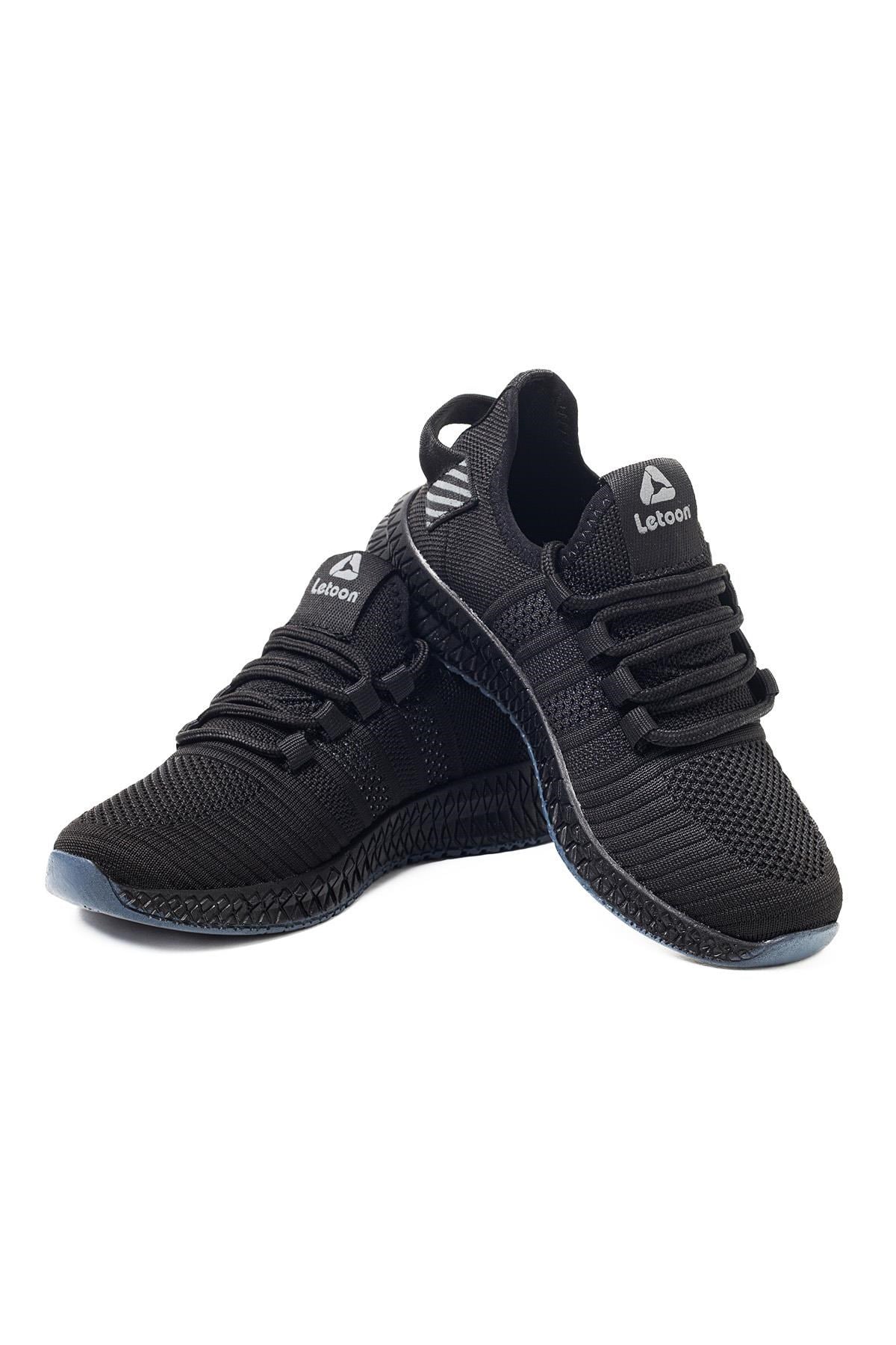 Letoon 2103 Unisex Siyah Füme Spor Ayakkabı