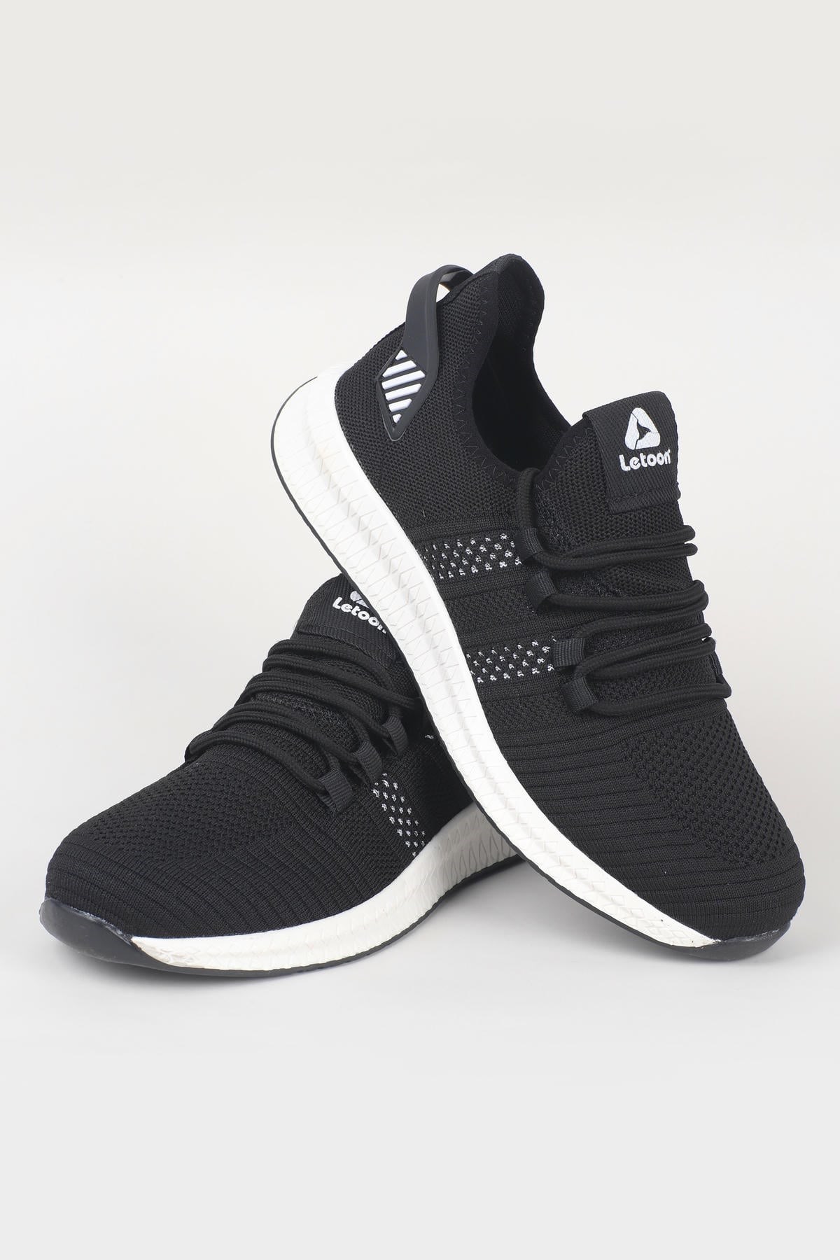 Letoon 2103 Unisex Siyah Beyaz Spor Ayakkabı