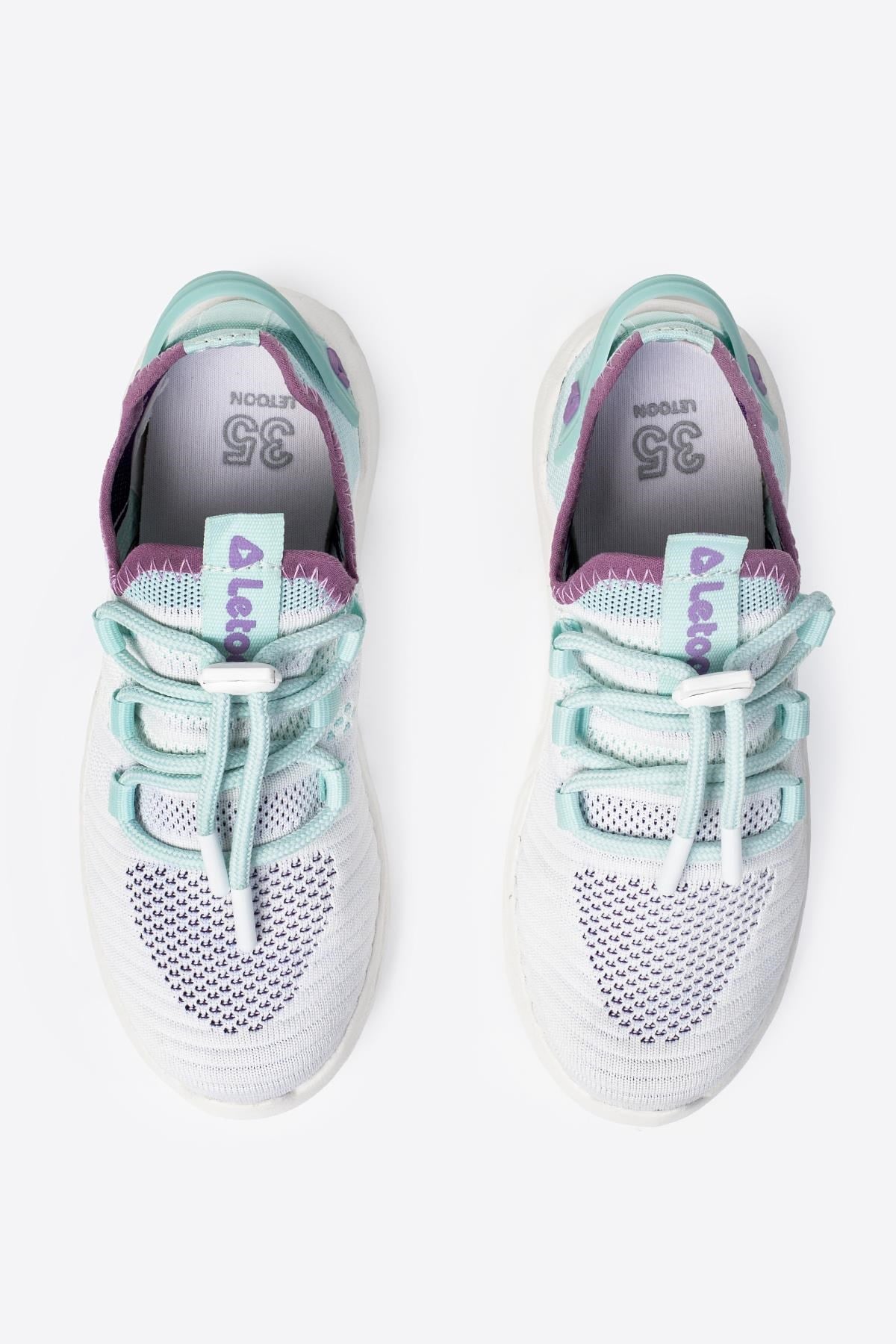 Letoon 2103JUNIOR Unısex Beyaz Renk Çocuk Sneaker 