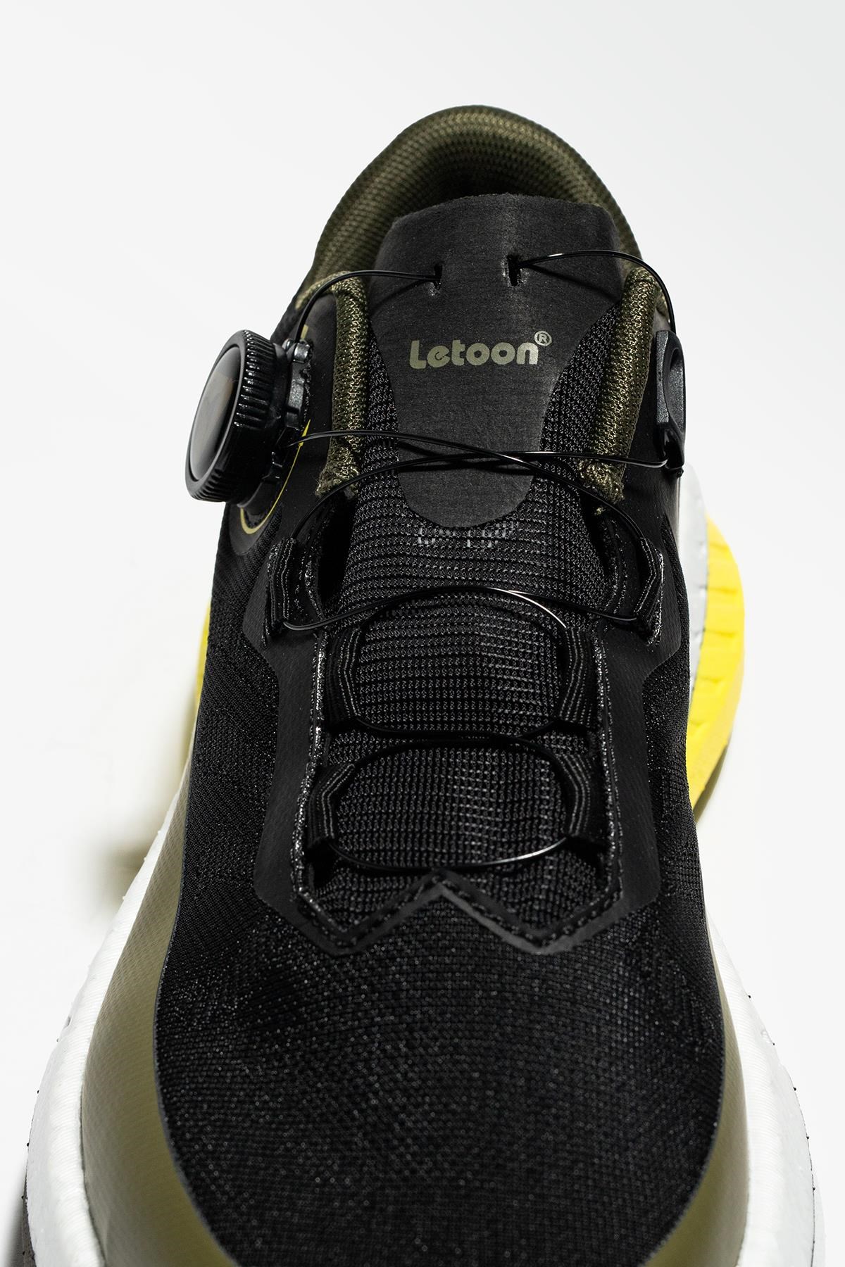 Letoon AirFlex Move-12 unısex Spor Ayakkabı SİYAH SARI