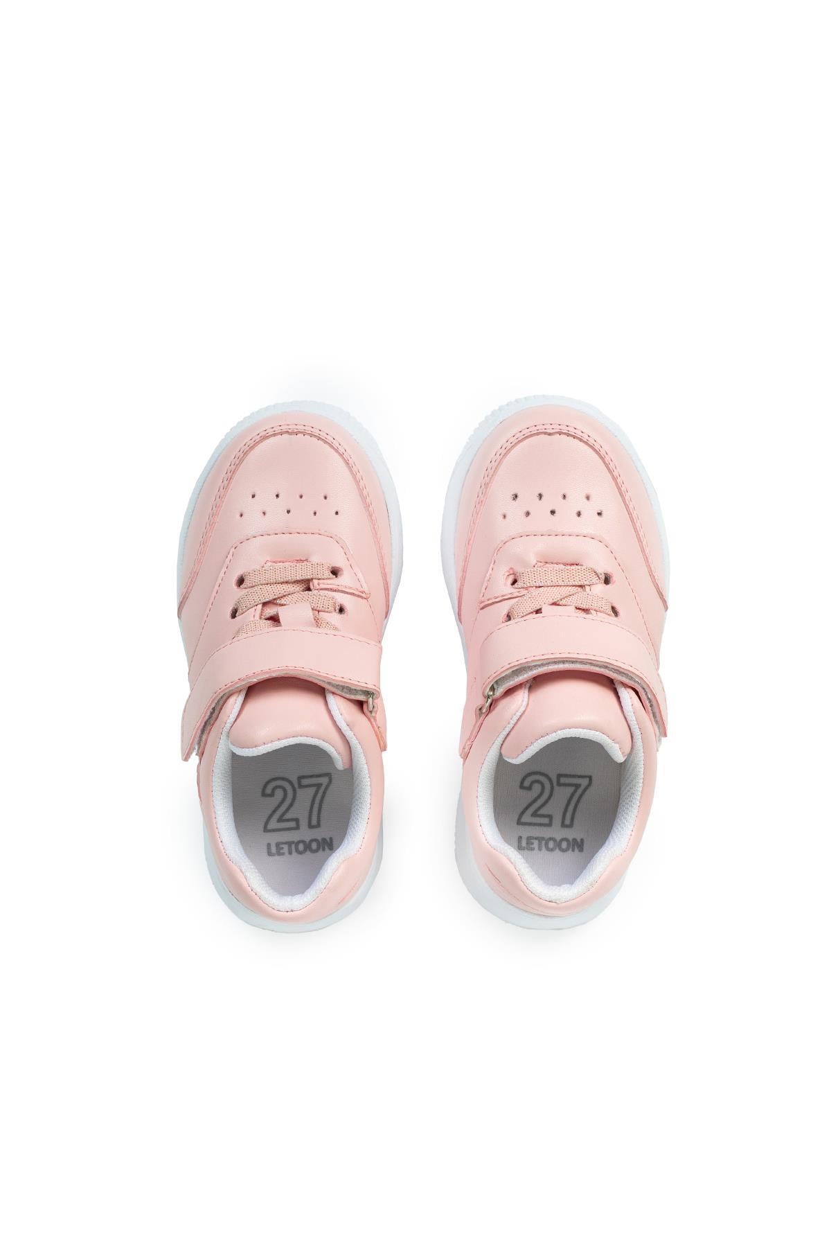 Letoon Leon02 Çocuk Unisex Pudra Spor Ayakkabı