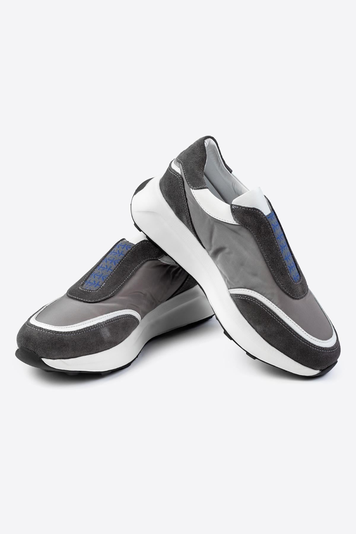 Letoon LTN-S03 Deri Gri Erkek Sneaker