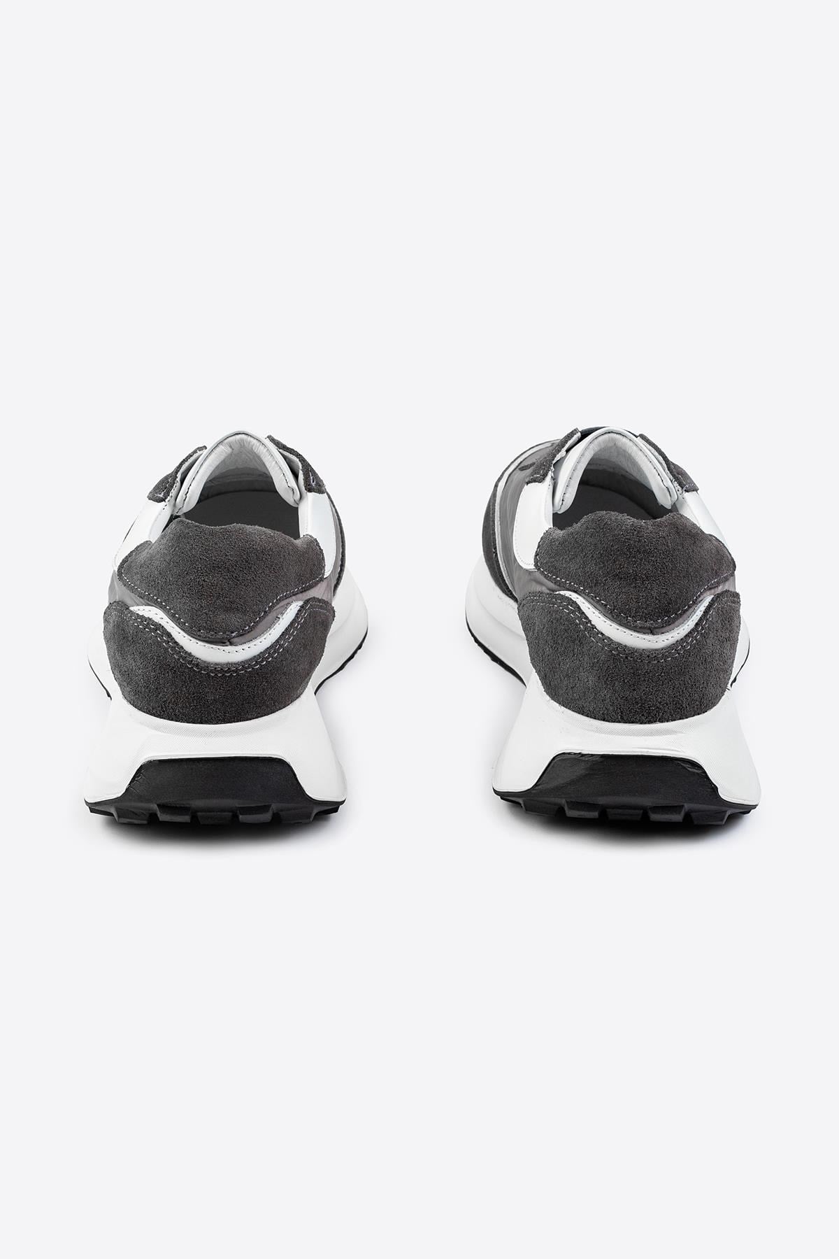 Letoon LTN-S03 Deri Gri Erkek Sneaker