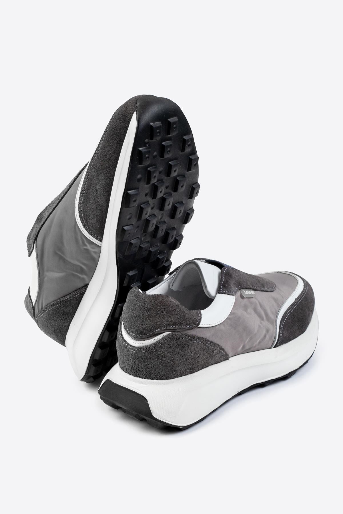 Letoon LTN-S03 Deri Gri Erkek Sneaker