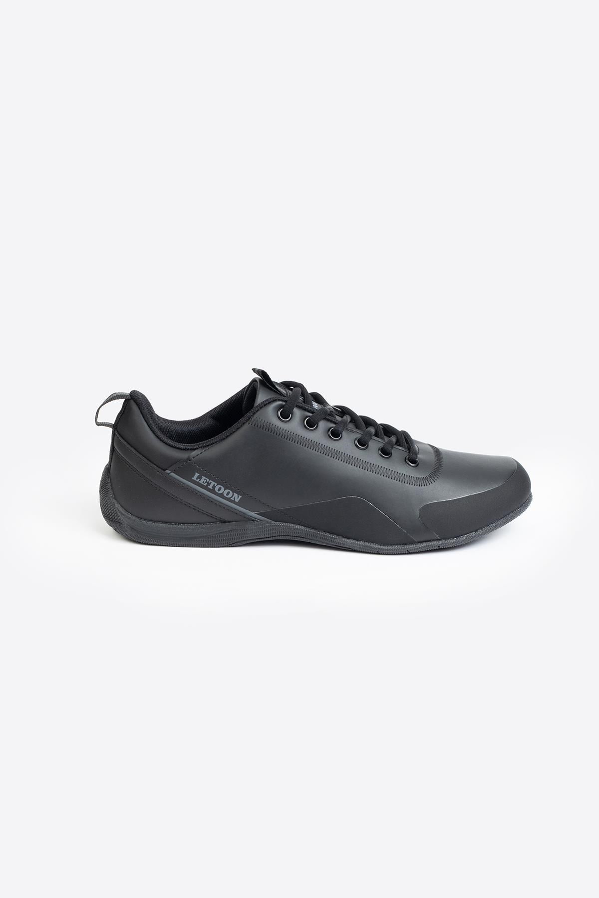 Letoon LTN4006 SoftFlex Hafif Taban Siyah Erkek Sneaker