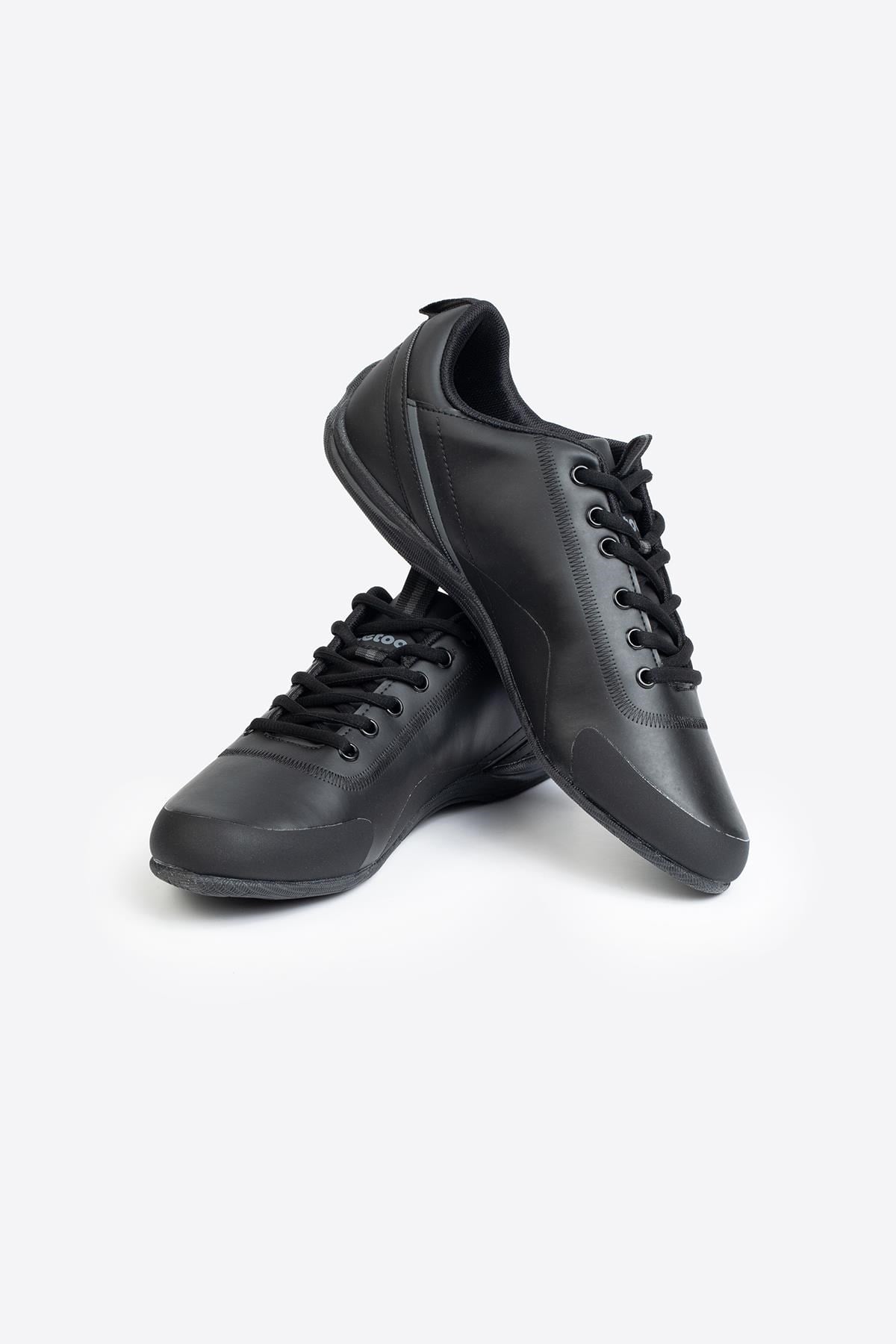 Letoon LTN4006 SoftFlex Hafif Taban Siyah Erkek Sneaker